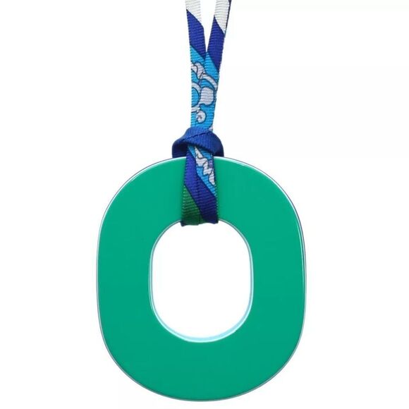 HERMES ISTHME Pigment Lacquer Silk Cord Necklace Pendant - Picture 5 of 10